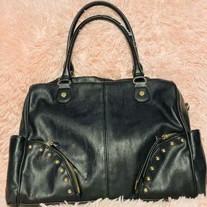 Steve Madden shoulder black bag